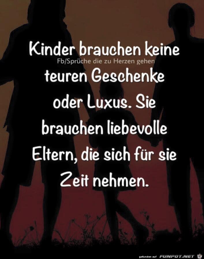 Kinder brauchen keine teuren Geschenke