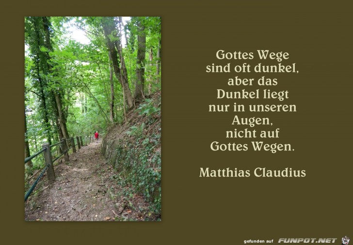 Gottes Wege Gottes Wege