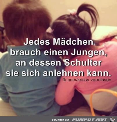 eine Schulter eine Schulter