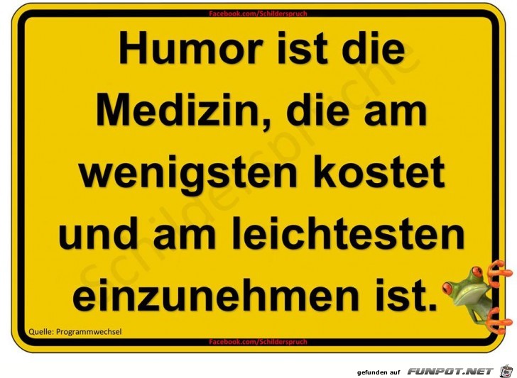 Humor ist die Medizin