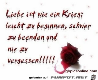 Liebe ist wie ein Krieg Liebe ist wie ein Krieg