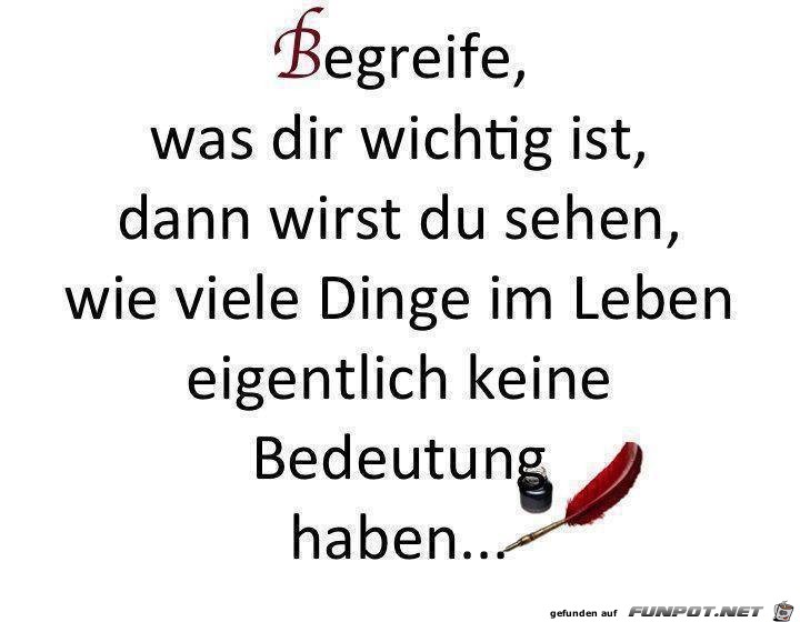 Was ist wichtig Was ist wichtig
