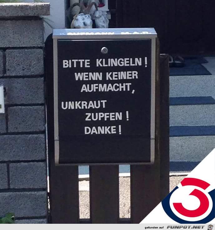 Bitte klingeln Bitte klingeln