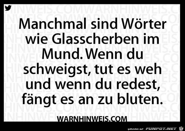 Manchmal