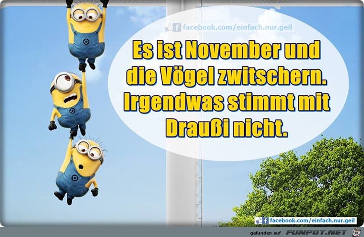 Es ist November