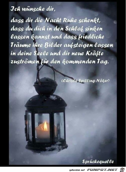 dass dir die nacht ruhe schenkt dass dir die nacht ruhe schenkt