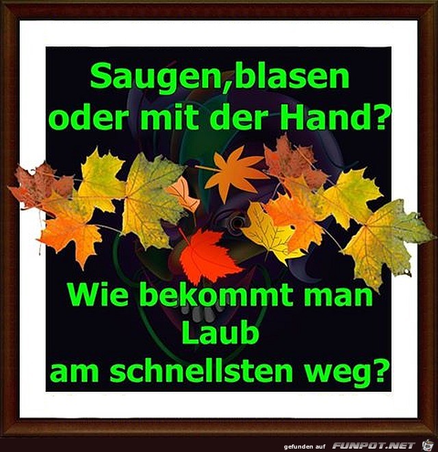 Saugen blasen oder mit der Hand