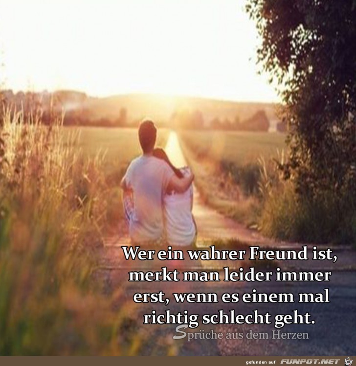 Wer ein wahrer Freund ist