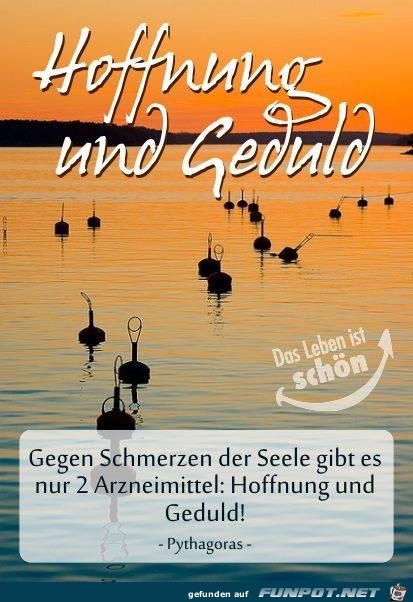 Hoffnung und Geduld