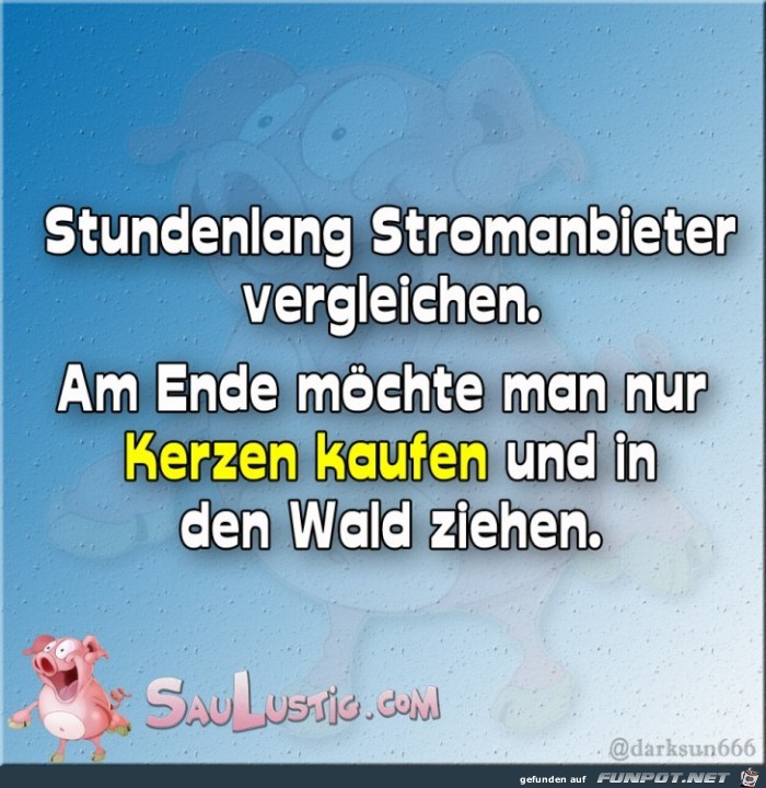 Stromanbieter vergleichen