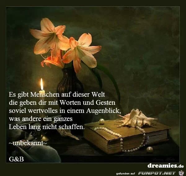 Es gibt Menschen auf dieser Welt... Es gibt Menschen auf dieser Welt...