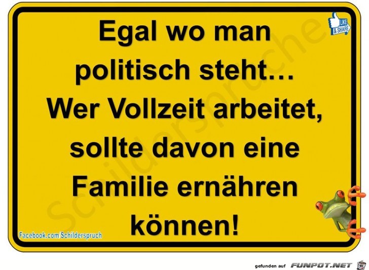 Egal wo man steht