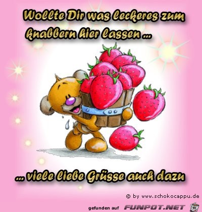 wollte dir was leckeres zum knabbern dalassen wollte dir was leckeres zum knabbern dalassen