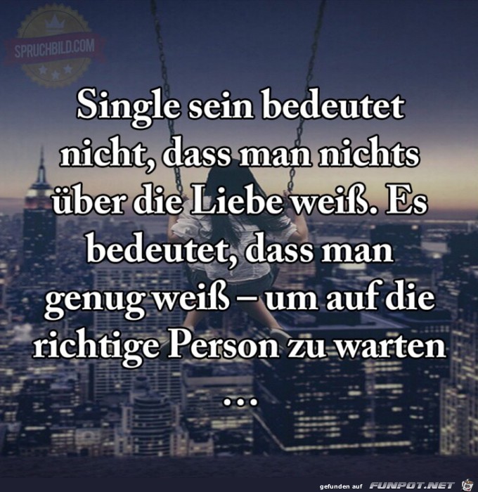 Single sein