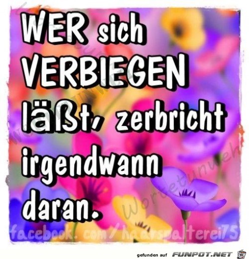 verbiegen