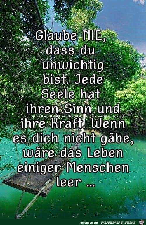 glaube nie