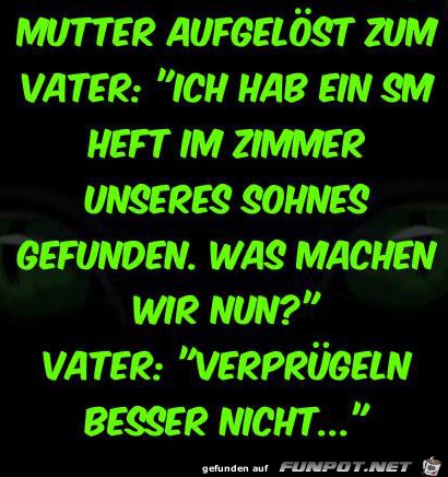 Mutter zum Vater