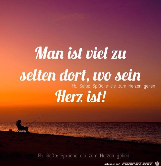 Man ist viel zu wenig dort