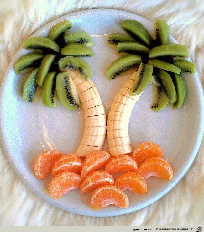 eine Dekoration aus Obst 2 eine Dekoration aus Obst 2