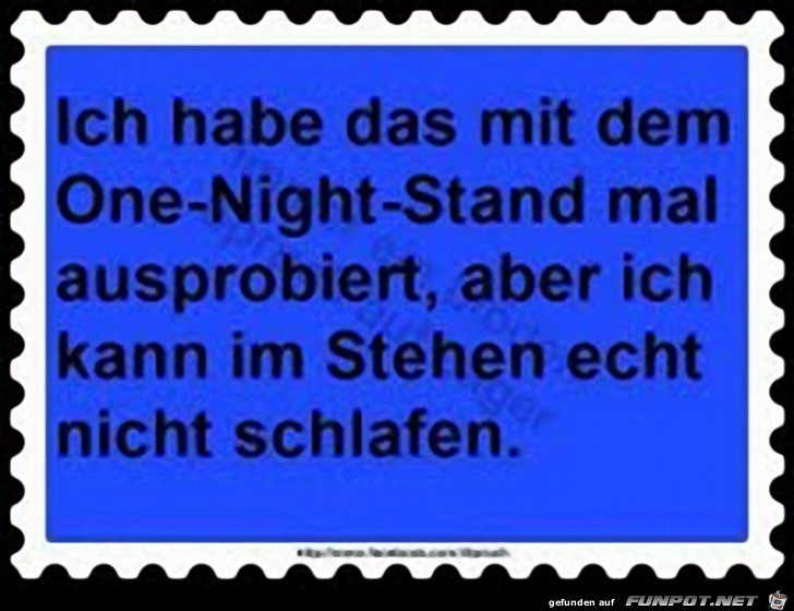 der one-Night-Stand der one-Night-Stand