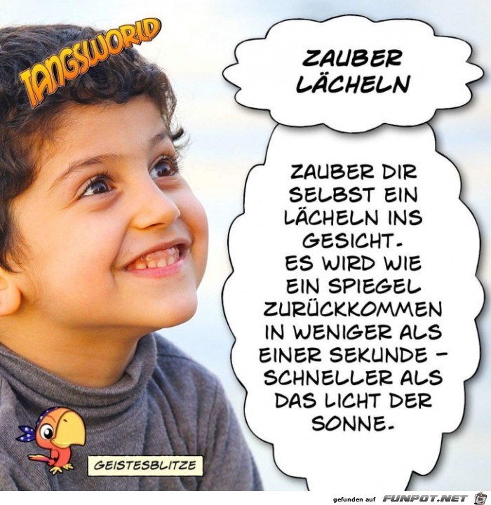 zauber laecheln