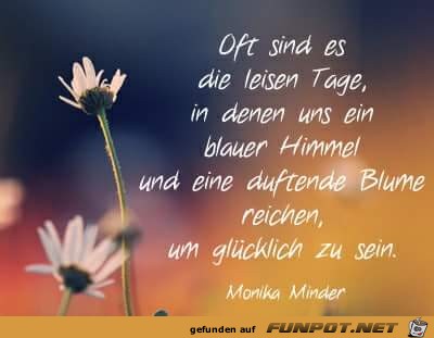 oft sind es die leisen Tage oft sind es die leisen Tage