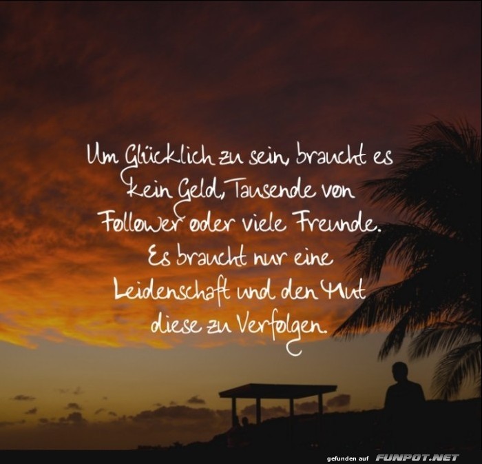 um gluecklich zu sein um gluecklich zu sein