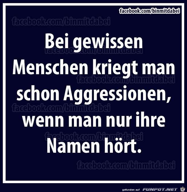 Aggressionen