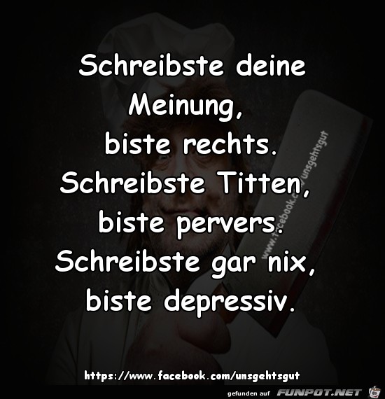 Schreibste Schreibste