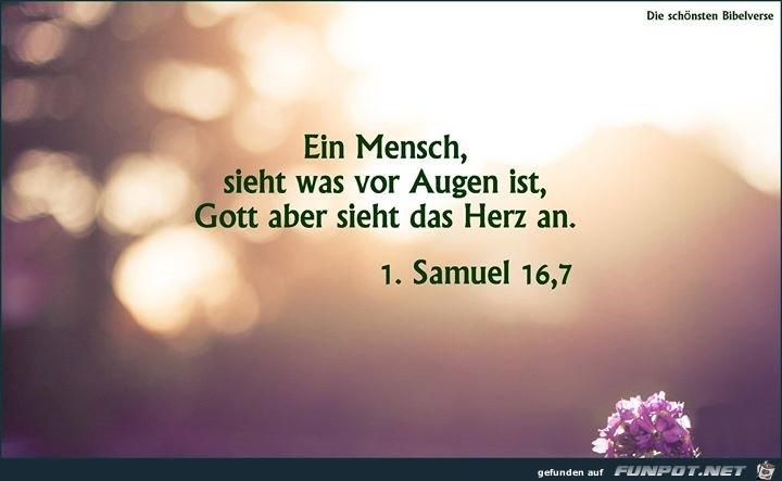 1. samuel 16,7 1. samuel 16,7