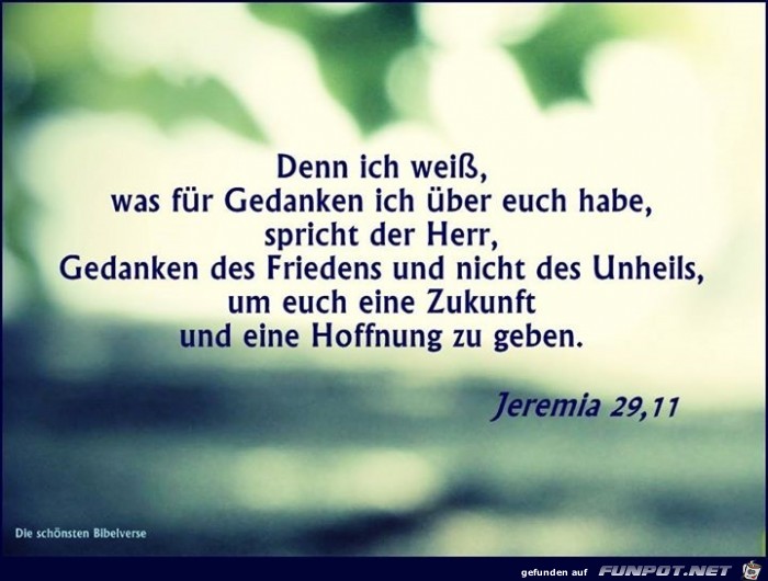 Jeremia 29,11