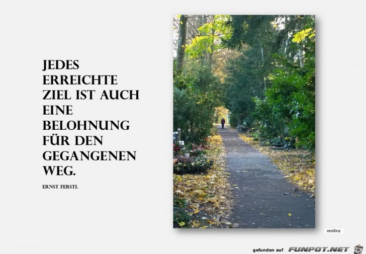 das erreichte Ziel das erreichte Ziel