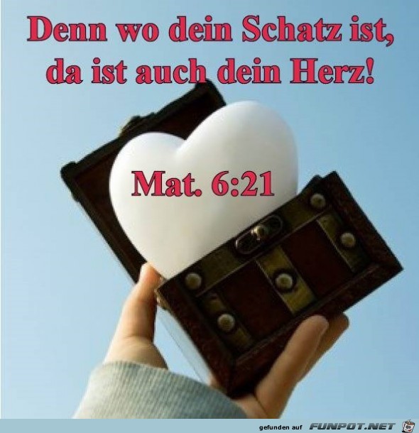 Matth 6 21