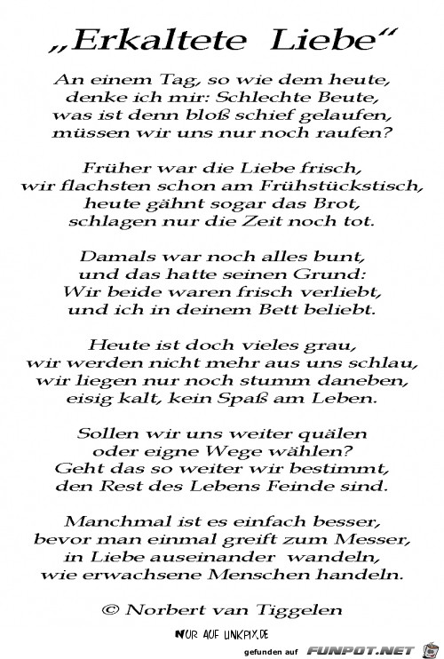 erkaltete liebe erkaltete liebe