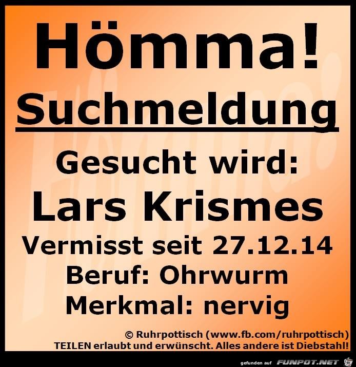 Suchmeldung