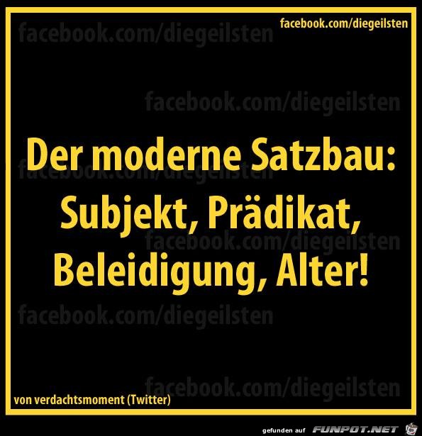 Satzbau Satzbau