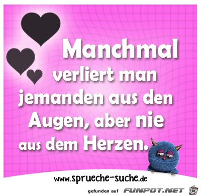 manchmal 