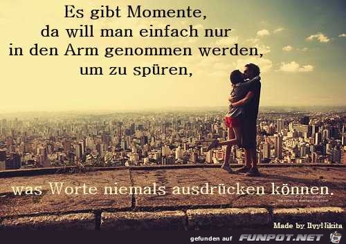 es gibt Momente