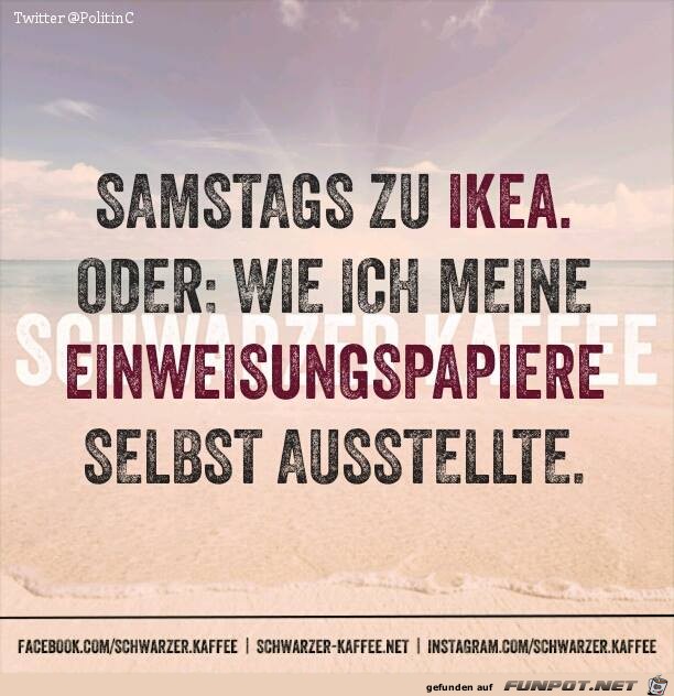 Samstags zu Ikea Samstags zu Ikea
