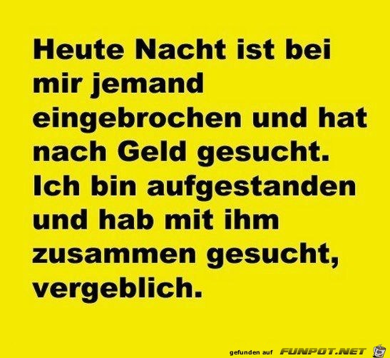 heute Nacht... heute Nacht...