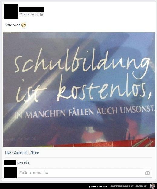 schulbildung schulbildung