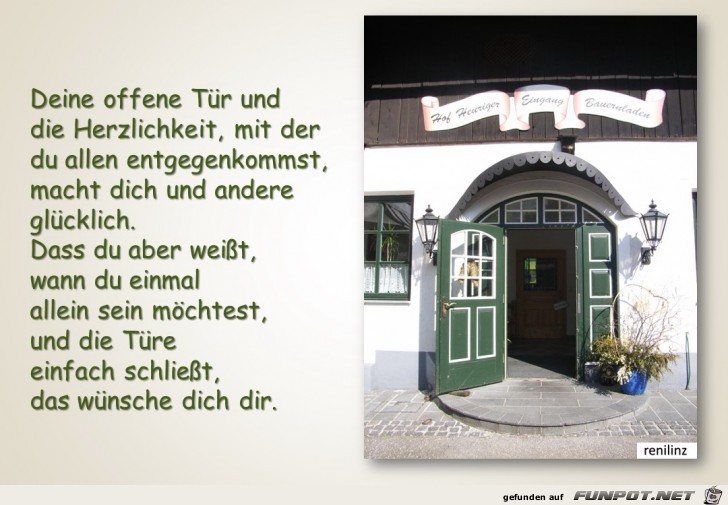 deine offene Tuer deine offene Tuer
