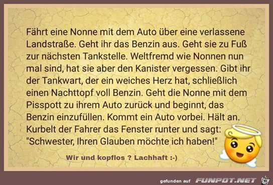 Witz Benzin Witz Benzin