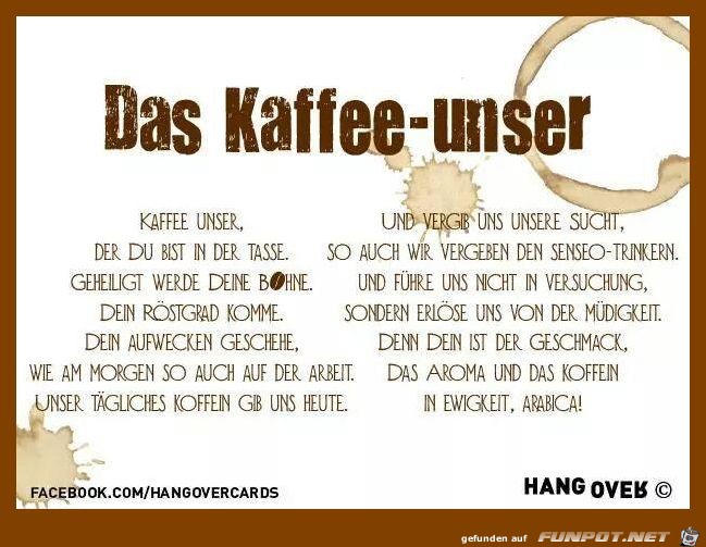 Kaffee-unser