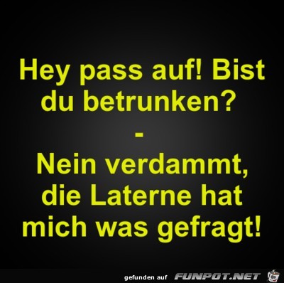 bist du betrunken bist du betrunken