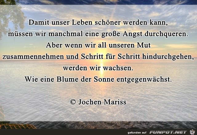 damit unser leben