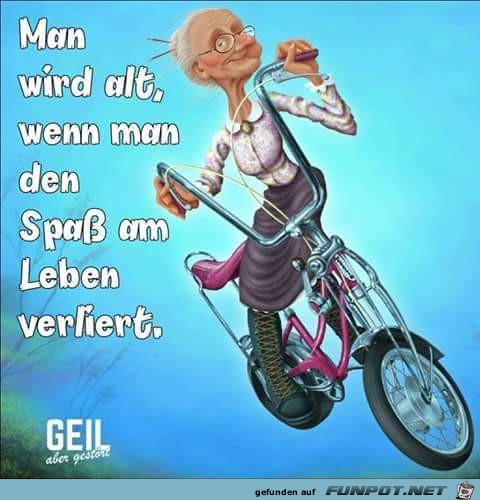 man wird alt