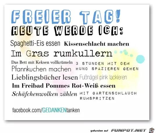 Freier Tag