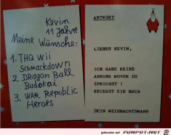 Kinderwunschliste Kinderwunschliste