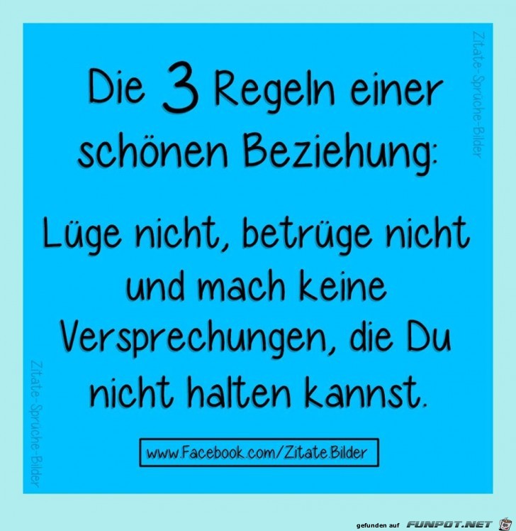 Die 3 Regeln Die 3 Regeln